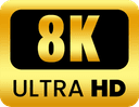 Icon for Supports 8K resolution with high-performance, near-native speed drivers!